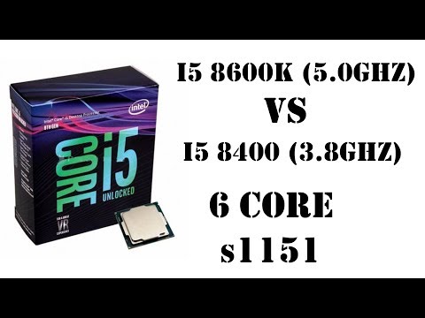 Стоит ли переплачивать за разблокированный множитель в процессорах Intel?! i5 8600K vs i5 8400