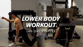 TOP 3 LOWER BODY EXERCISES | QUAD FOCUSED LEG DAY STAPLES