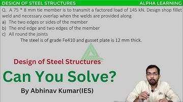 Design of Steel Structure(DSS) - Q.3
