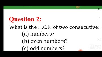 #class-6th maths//ncert//ex-3.6 //HCF of two consecutive even /odd//number