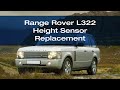 Replacing a height sensor on Range Rover L322 Air suspension and hill descent control inactive fault