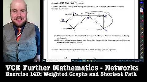 Further Maths: Networks - Weighted Graphs (Ex 14D) Part 1
