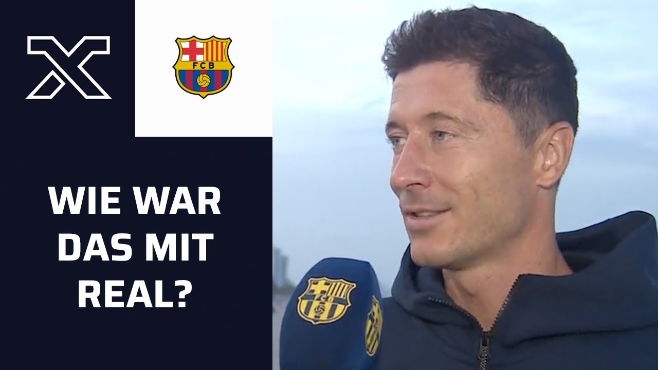 Lewandowskis erstes Interview bei Barca: "Wollte schon immer für diesen Klub spielen"