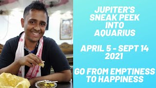 Jupiter's quick Transit into Aquarius April 5 - Sept 14 2021 - Material Knowledge + Progress + Love