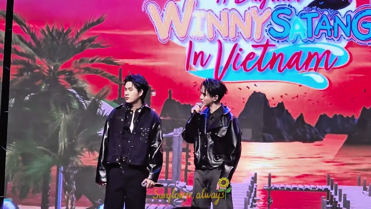 WinnySatang try singing traditional Vietnamese melody @ WS That Summer Fanmeeting in VN