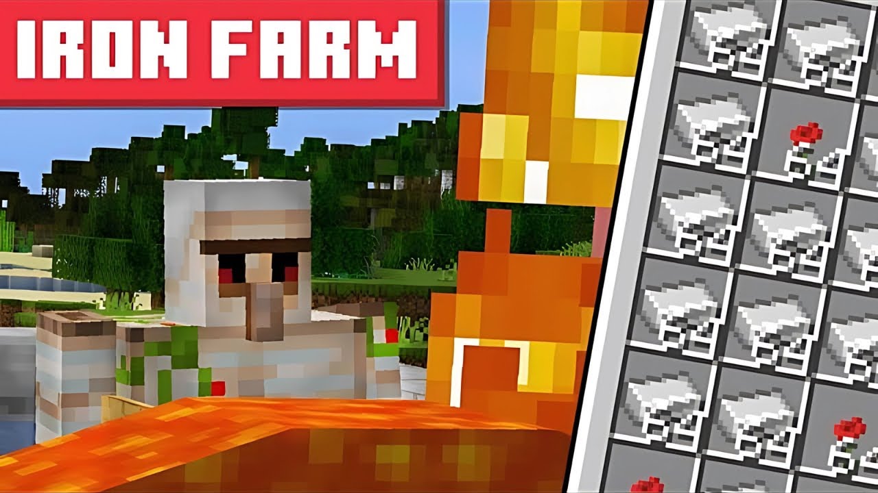 Building A Iron Farm in my Minecraft World - YouTube