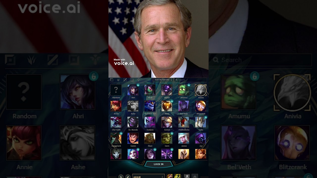 Presidents playing League of Legends (AI Voice meme) 