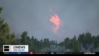 Forward progress stopped on the Chimney Fire near Sun Valley