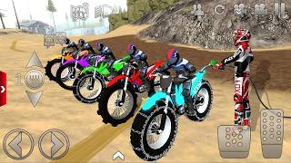 Black De Carros - Motor Dirt Bike Racing Simulator - OffRoad Bike Stunt Driving - Android Gameplay screenshot 2
