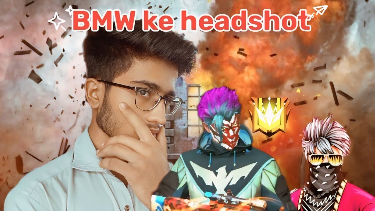 BMW headshot free fire game - YouTube