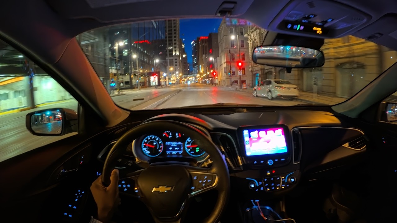 2024 Chevrolet Malibu LT: Late Night Drive POV at 4 AM (ASMR)