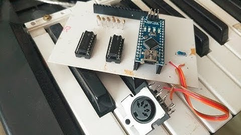 Broken Keyboard Turned MIDI (With Custom PCB)