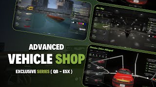 Advanced Vehicle Shop | Finance System |  QB-ESX