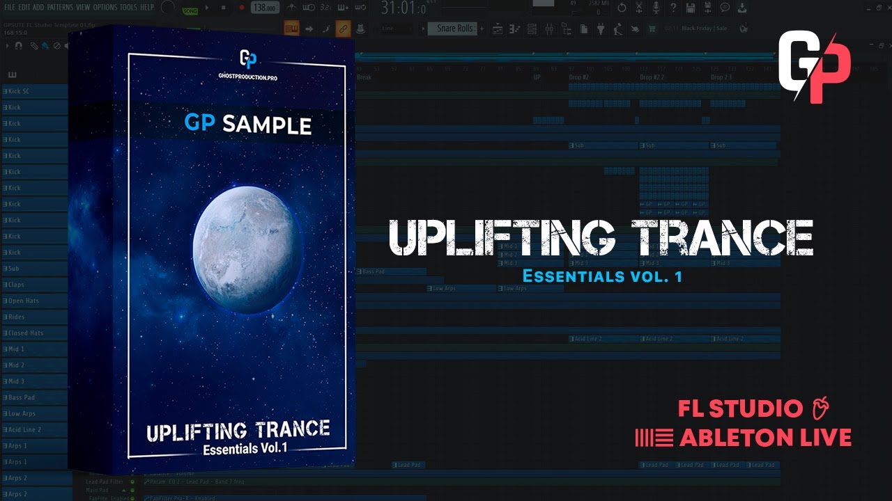 Uplifting Trance FL Studio & Ableton Templates / Samples Pack