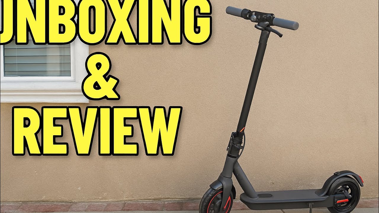 UNBOXING & REVIEWING THE LADPED LP80 ELECTRIC SCOOTER!