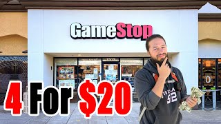 GameStop's BEST SALE 4 for $20! Hunting for Retro Hidden Gems