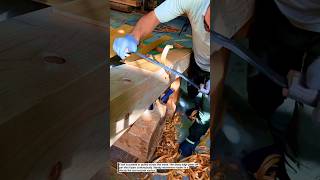 Amazing Skill Smoothing Wood with Traditional Tool!