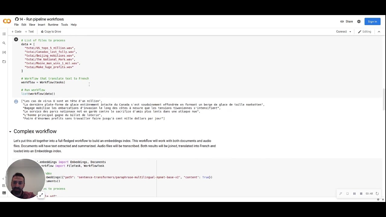 Run pipeline workflows - YouTube