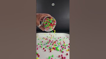 Mixed colors beads! In reverse video 🧲 #asmr #satisfying #beads #reverse #shorts #realityreverse