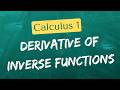 Derivative of Inverse Function