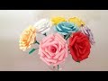折り紙 コピー用紙 バラの花(切り紙) 簡単な作り方