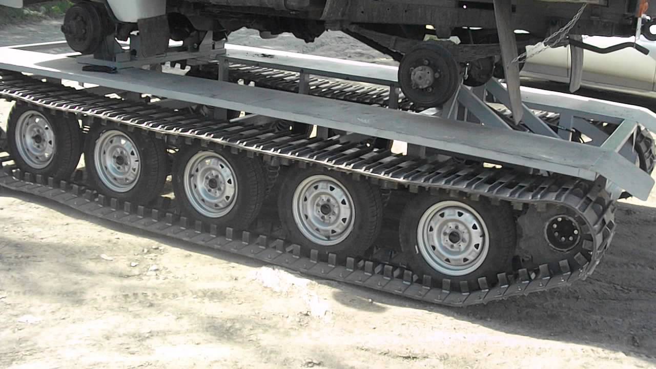 Гусеницы на газель своими руками