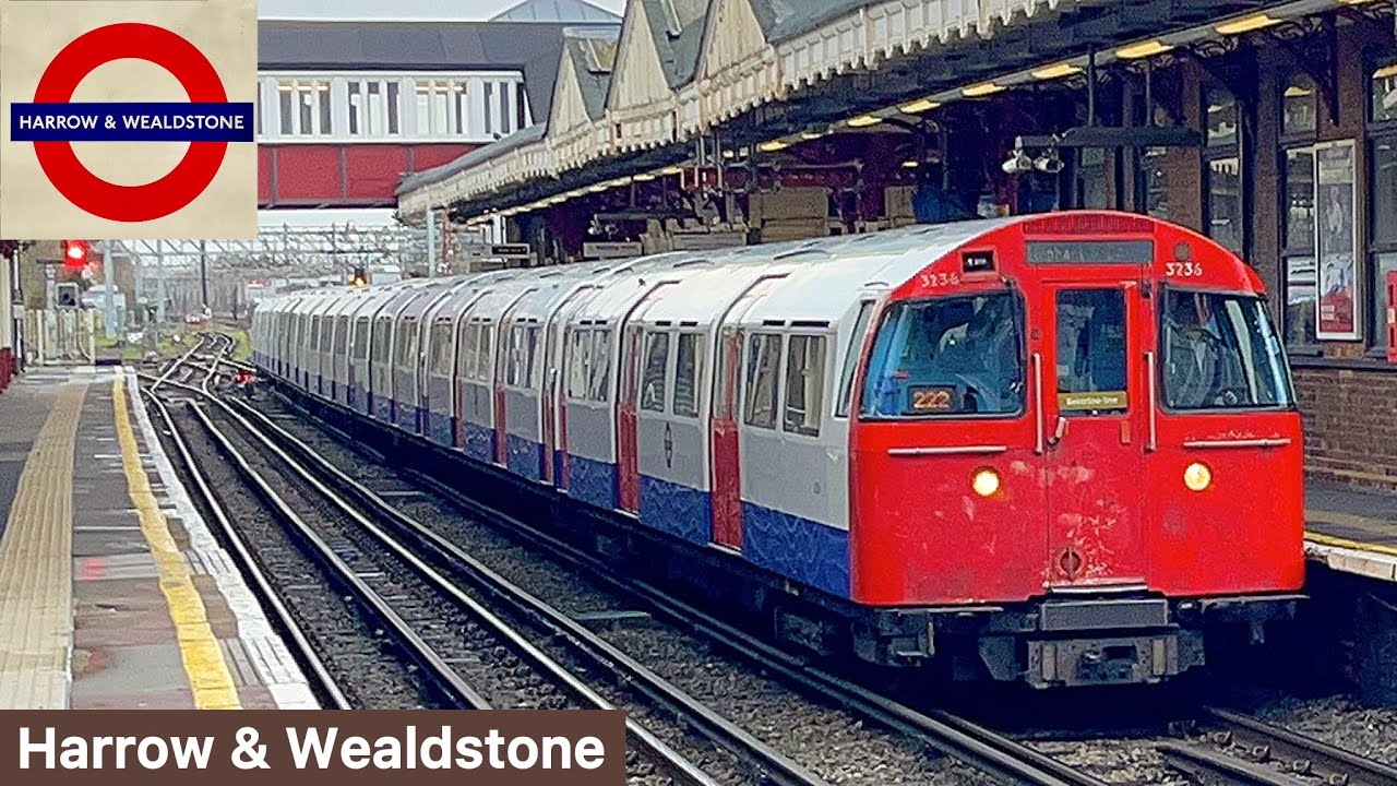 London Underground Bakerloo and Lioness Line Trains at Harrow & Wealdstone tube Station 