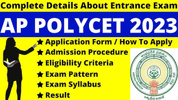 AP Polycet 2023 Full Details: Notification, Dates, Application, Syllabus, Pattern, Eligibility