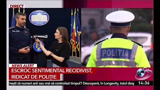 Bogdan Ghebaur: Escroc sentimental recidivist, ridicat de poliție