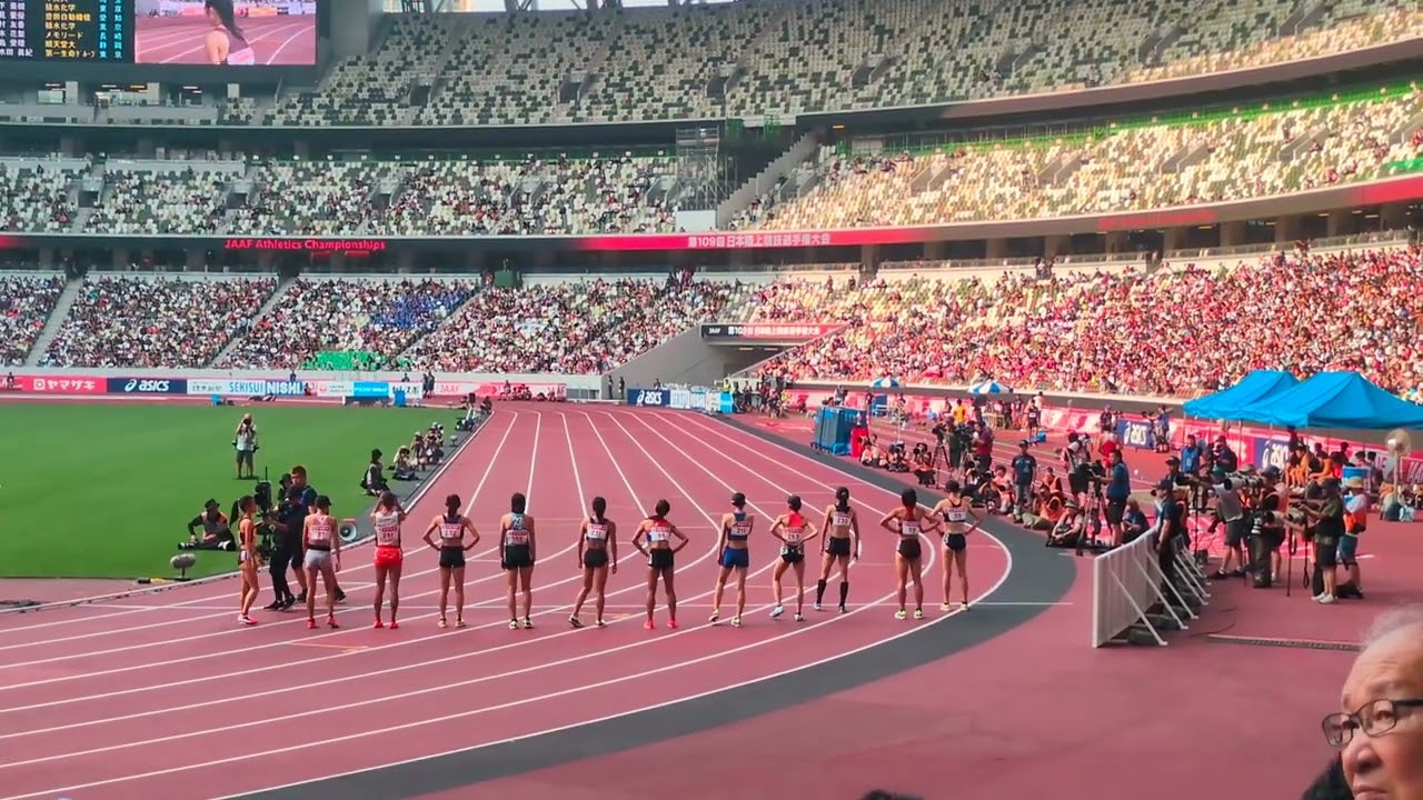第109回 日本陸上競技選手権大会 女子1500m決勝 田中希実選手