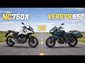 2026 Honda NC750X DCT Vs. 2026 Kawasaki Versys 650