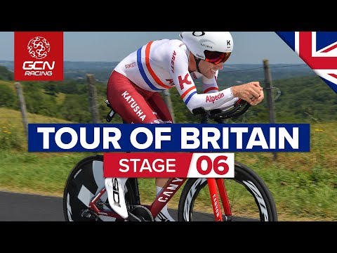 Video: Tour of Britain 2019: Edoardo Affini vinder etape 6 tidskørsel, da Mathieu van der Poel genvinder den samlede føring