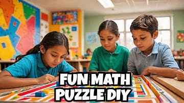Build a Fun Math Maze for Kids | Easy DIY Math Puzzles & Learning Games