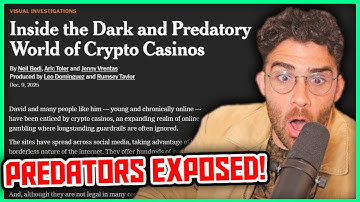 Investigation EXPOSES Dark World of Crypto Casinos | Hasanabi Reacts to New York Times