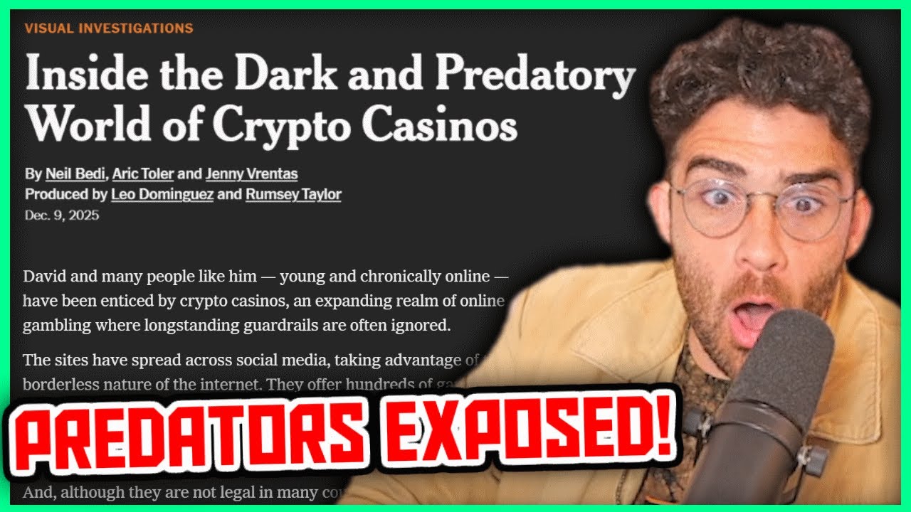 Journalists EXPOSE Dark World of Crypto Casinos Hasanabi Reacts to