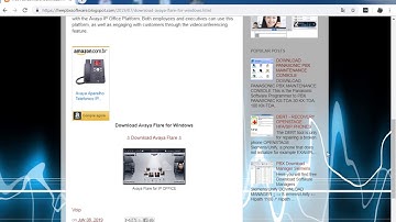 Download Avaya Flare for IP OFFICE