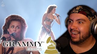 MILEY CYRUS FLOWERS GRAMMY PERFORMANCE REACTION
