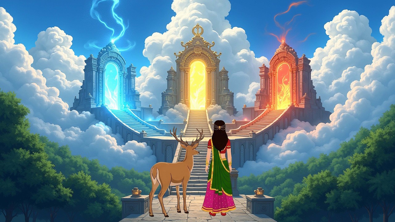 तीन रहस्यमयी द्वार, गलत चुना तो मौत | Hindi Moral Story | Jadui Kahani | Hindi Kahaniya | Tikku Toon