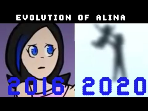 (13+) Glitchtale - Evolution of Alina Grey Rutrow (2016-2020) - YouTube