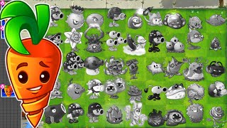 PvZ2 Survival - 45 Plants (Old, New & Mod) Burned & Intensive Carrot