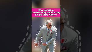 Why did King Charles only wear a ring on his little finger? #kingcharles #trump #royal