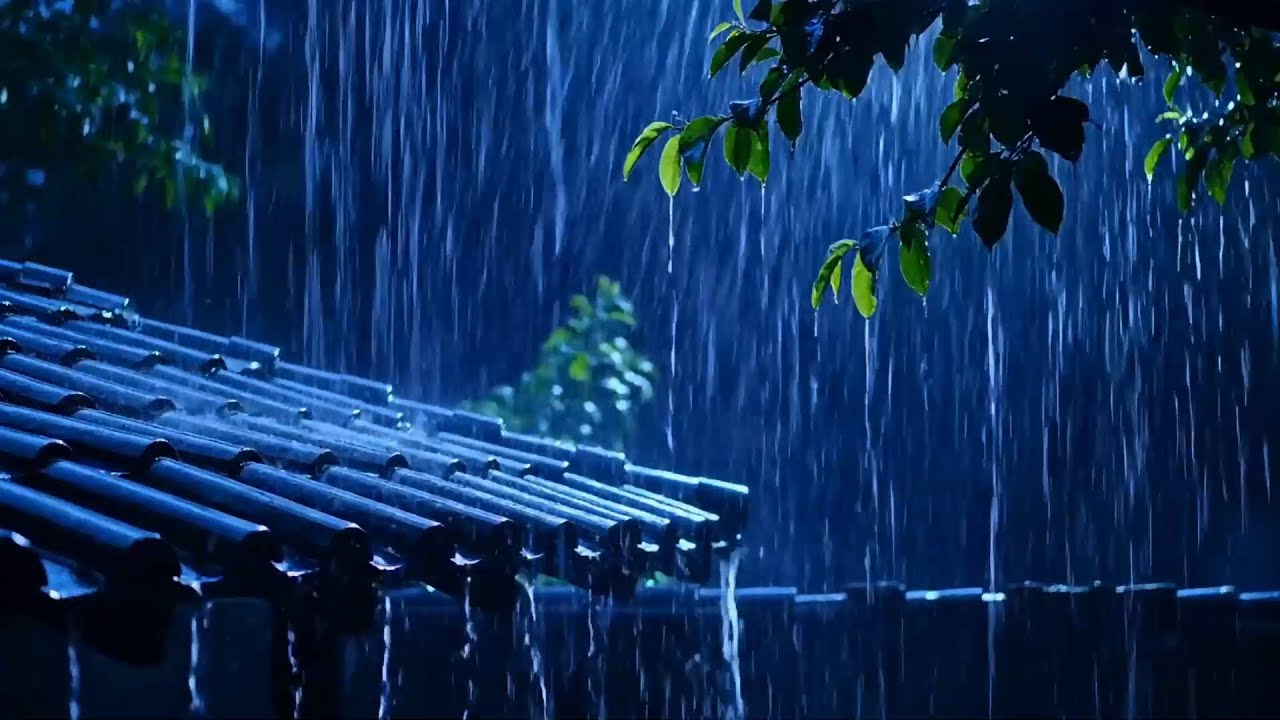 💧 Falling Rain on Tiled Roof — Ultimate Rain Ambience for Deep Sleep & Quiet Comfort 🌧