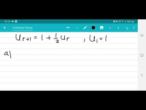 GP Series: Explicit formula from recursive formula (STPM)