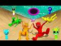 GTA 5 Ragdolls Incredibox Sprunki Team Sliding into Water! [Funny]