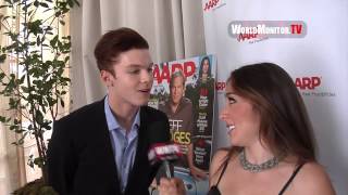 Cameron Monaghan interviewed at AARP The Magazine' Luncheon in Honor of Jeff Bridges Cover