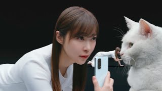 指原莉乃、大好きな猫に忍び寄り… 写真撮影でまさかの衝撃展開！？ 『OPPO Reno5 A』新TVCM「人は、カメラと前を向く。」