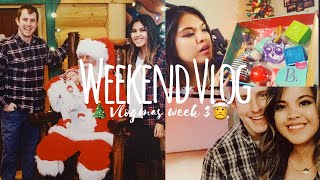 VLOGMAS WEEK 3: work Christmas party, what I got everyone for Christmas! || Weekend Vlog