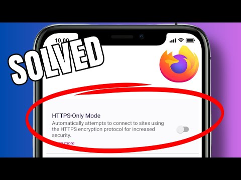 How to turn off HTTPS-Only Mode on Firefox