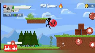 Stickman Apocalypse: Battle for Survival || stickman vs zombies game #gameplay screenshot 3
