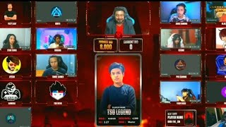 TSG LEGEND IN THE AUCTION | HELLRAISER INVITATIONAL | CRX | ROCKY AND RDX | FREE FIRE ESPORT |
